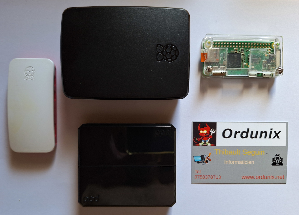 Les différents nano-ordinateurs disponibles chez Ordunix